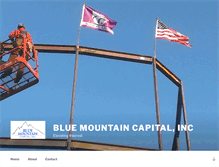 Tablet Screenshot of bluemountaininc.com